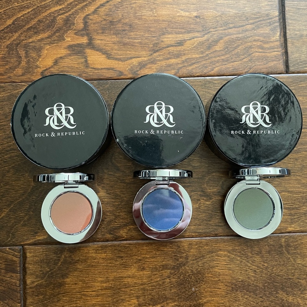 NIB Rock & Republic Saturate Eye Colour Trio in Electric, Envy, Scorch Shadows - Picture 1 of 3